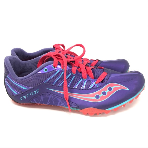 Saucony Womens Spitfire Racing Running Shoes Sz 9 - Picture 7 of 15